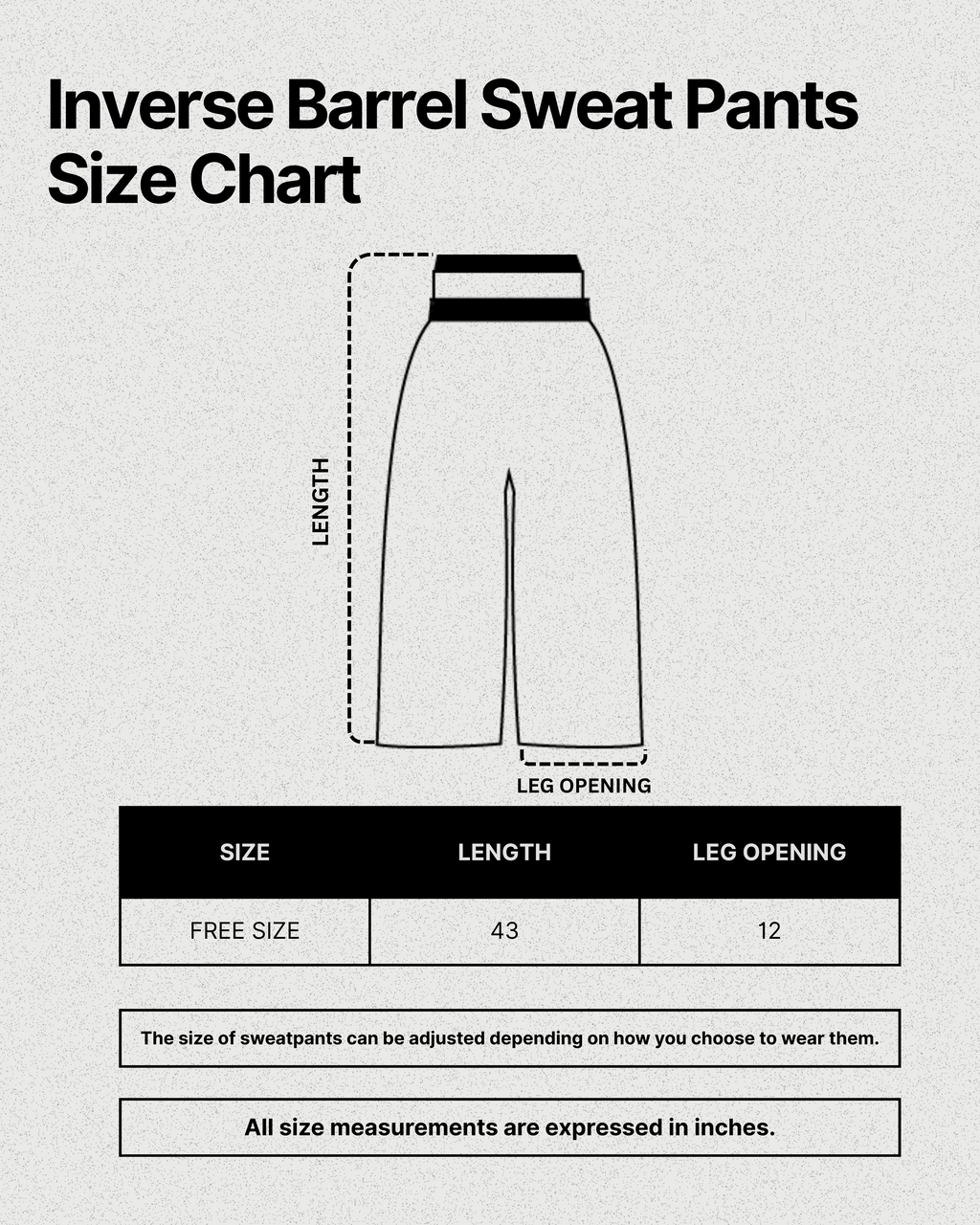 Inverse Barrel Sweatpants